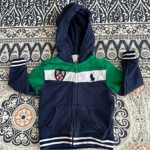 Ralph Lauren Toddler Hooded Full Zip-Up
